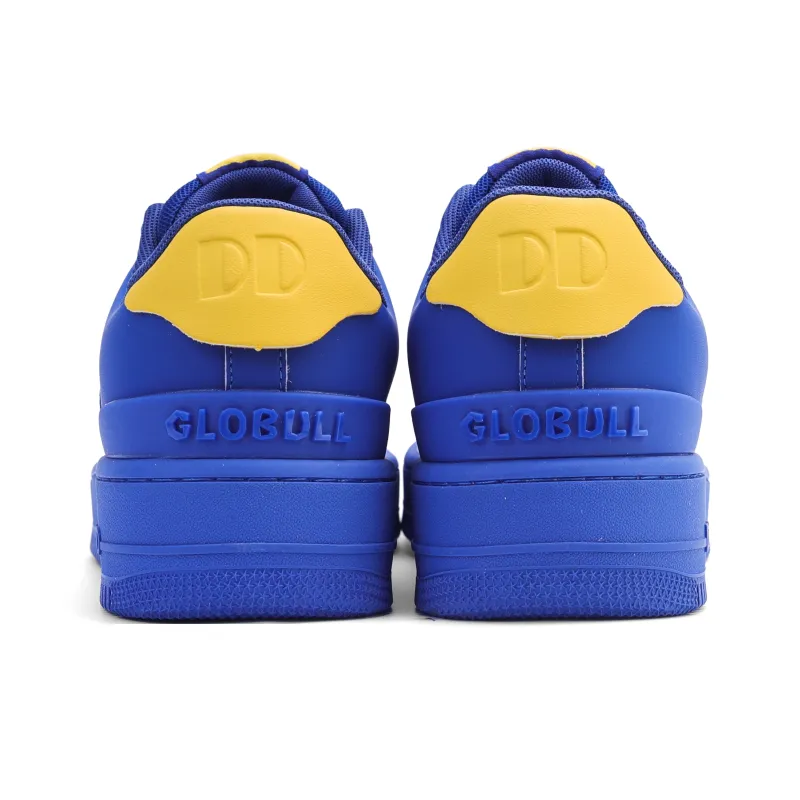 GLO BULL Skateboard Shoes Unisex Low Top Royal Blue Yellow-4