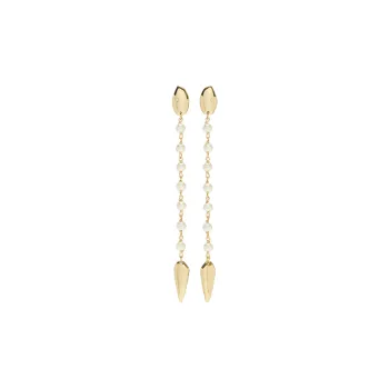 TORY BURCH Brass Earrings Women's Gold