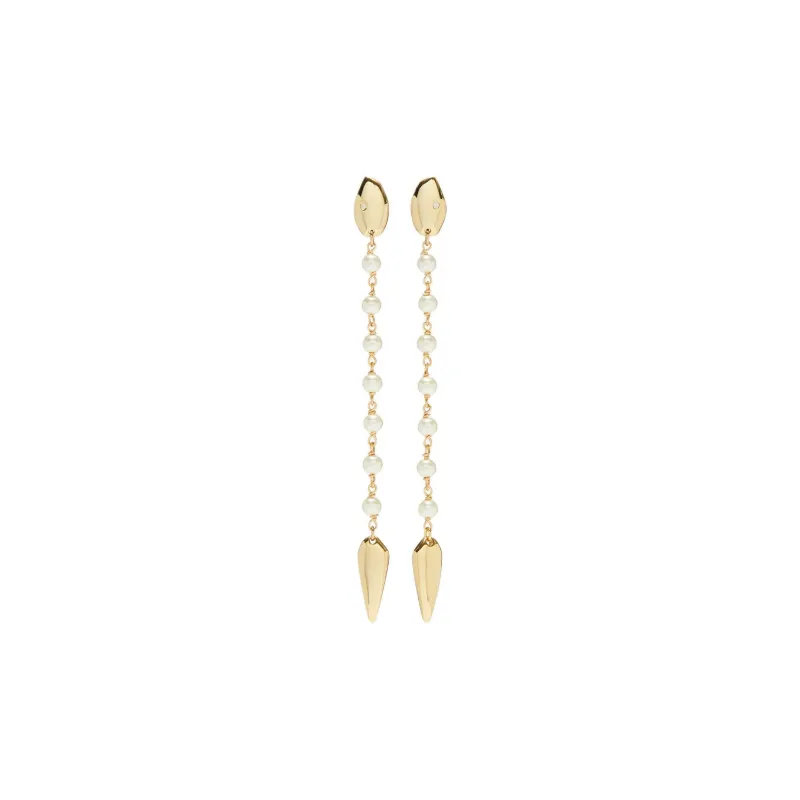 TORY BURCH Brass Earrings Women's Gold-0