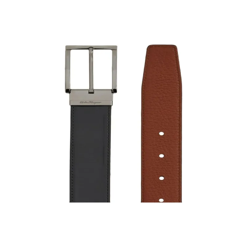 Ferragamo Calf Leather Adjustable Belt-2