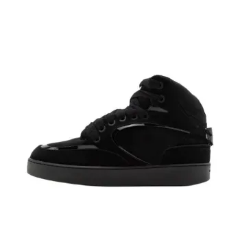 EMPORIO ARMANI High Top Skateboard Shoes Men's Black