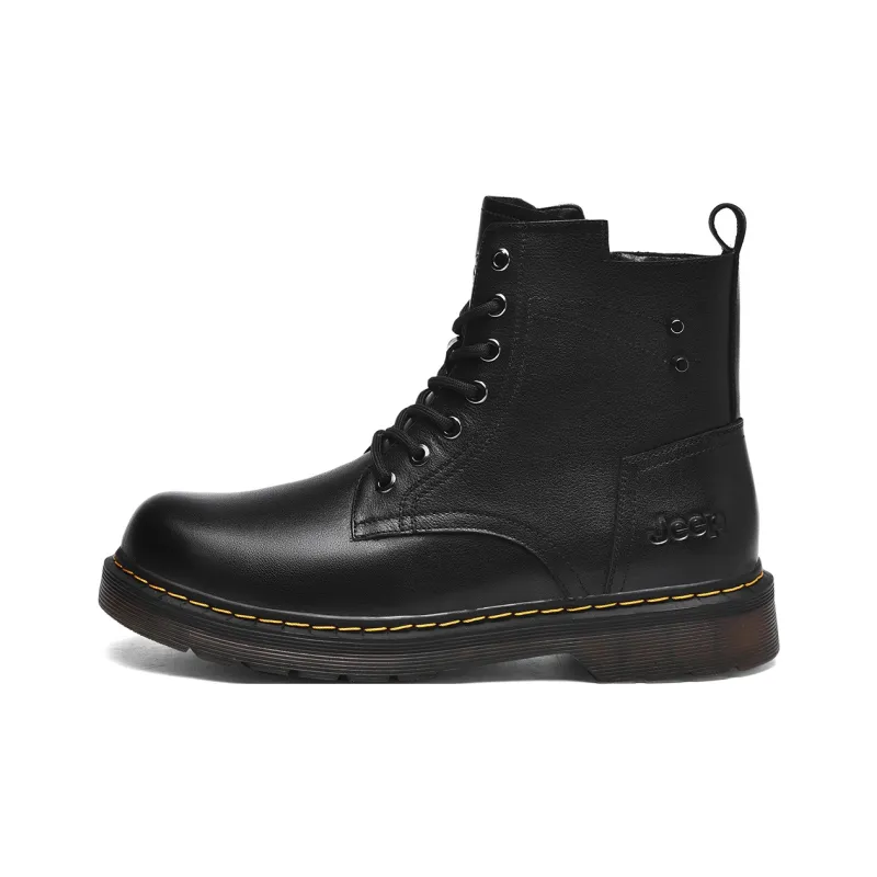 Jeep Short Martin Boot Men's Black-11