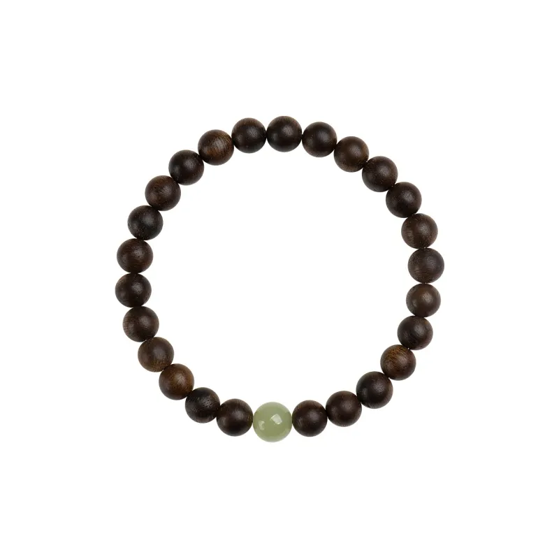 Moon Seal Hundred Rivers Agarwood Bracelets Unisex-0