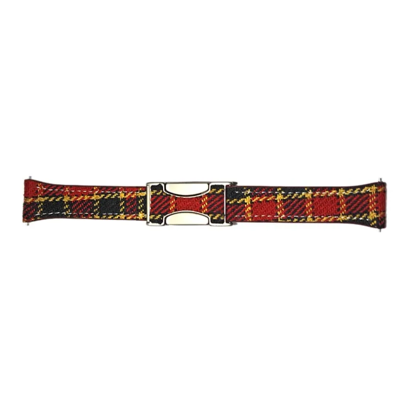 ZHENGGUANG Watch Band Huawei Compatibility Plaid Woolen Material-10