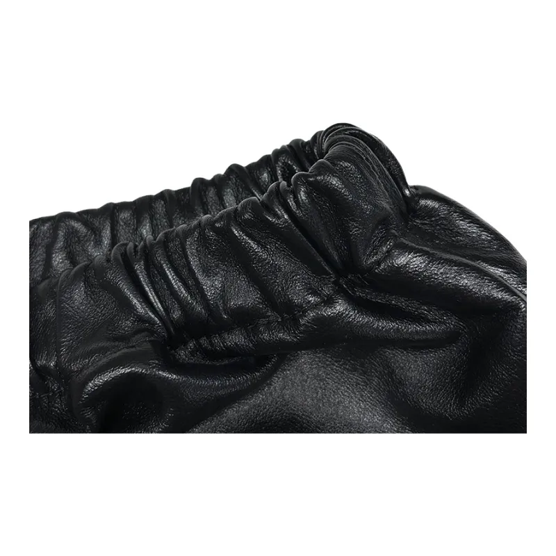 ALDO Top Grain Cow Leather Tote Bag, Shopping Bag, Crossbody Bag, Shoulder Bag Tubas Women's Black-2
