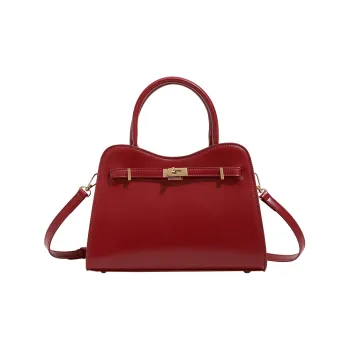 H YXIANG Microfiber Synthetic Leather Shoulder Bag Crossbody Bag Handbags Women's Red