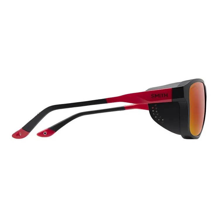 SMITH Bio-Based Square Sunglasses Men's Black Red-2