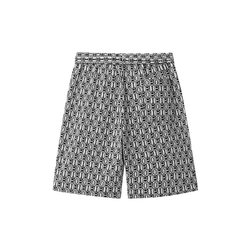 HLA Casual Pants Men Light Gray Pattern 40-1