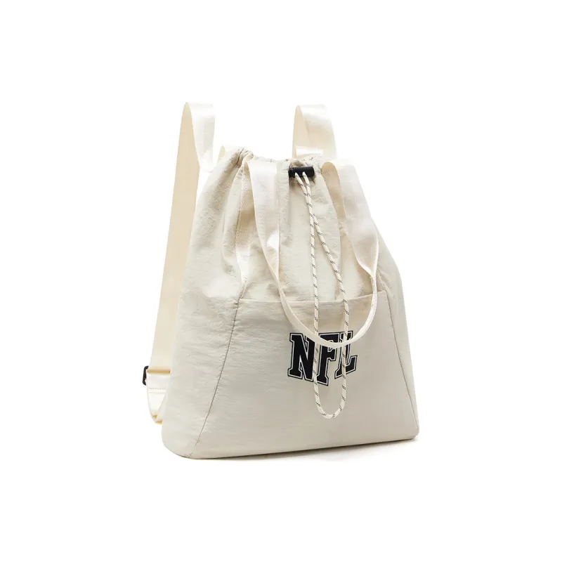 NFL Fabric Backpack Laptop Backpack Unisex Ecru-2
