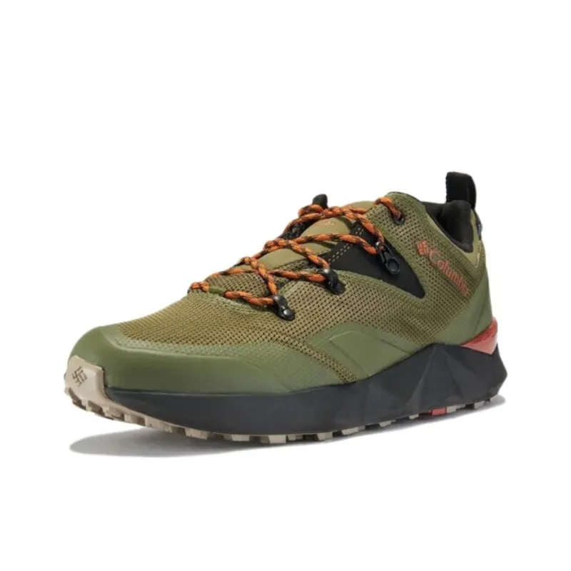 Columbia Facet 60 Cushioning Wear Resistant Low Top Hiking Shoes Men's Green-1