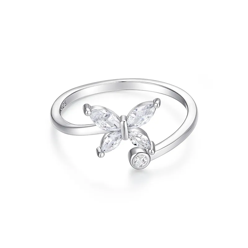 KADER 925 Sterling Silver Rings Unisex Silver Box-3