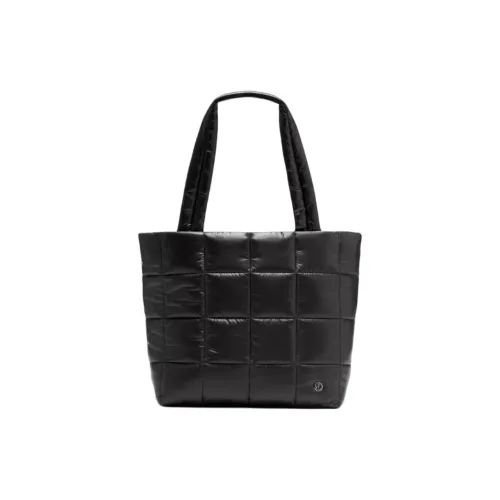 Lululemon Nylon Tote Bag Shopping Bag Handbag Regular Women's Black