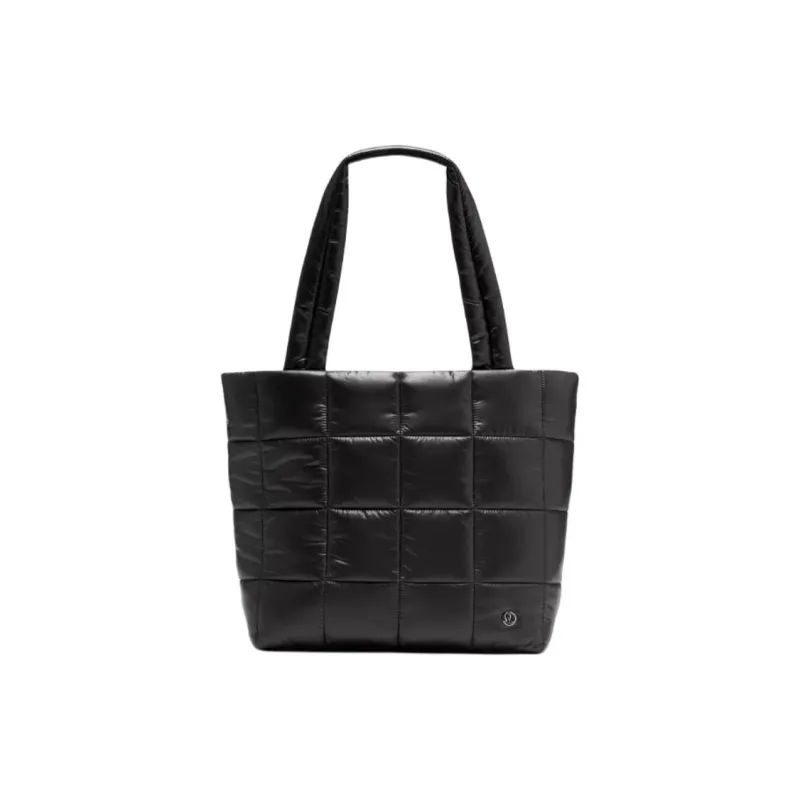 Lululemon Nylon Tote Bag, Shopping Bag, Handbag Regular Women's Black-0
