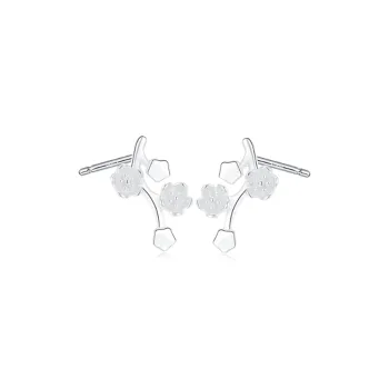 BTOE 925 Sterling Silver Stud Earrings Women's