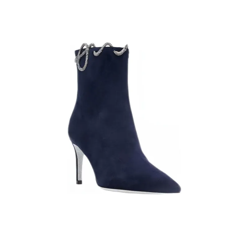 RENE CAOVILLA Ankle Boots Women's Blue-3