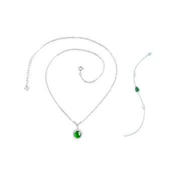 Long Fu Glutinous Jade Jadeite Necklaces Women's