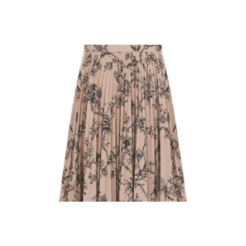 DIOR FW22 Casual Long Skirts Women's Umber-4