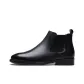 Black Fleece-Lined Insulated Shoes