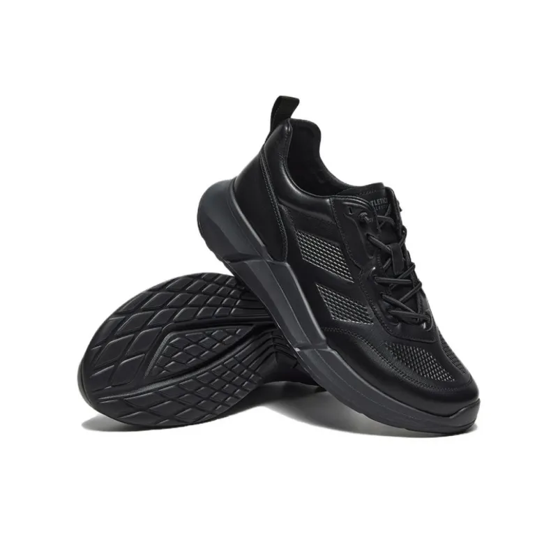 BATA Low Top Casual Shoes Men's Black-4