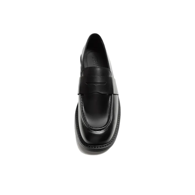 ZARA Loafers Men Black-2