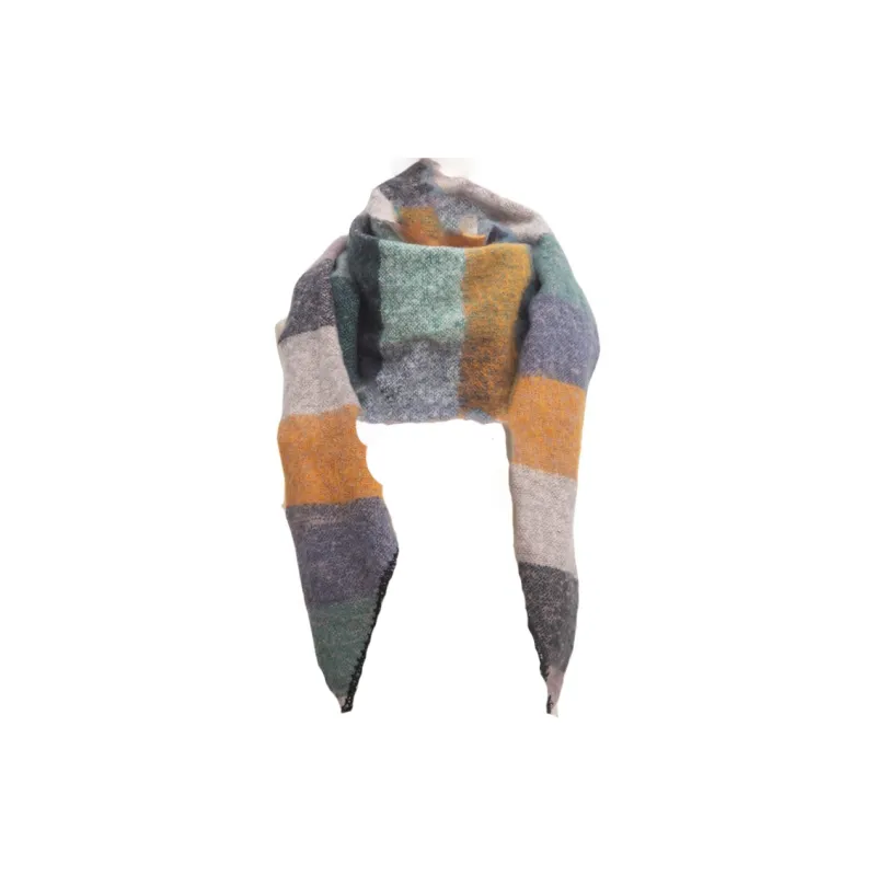 Yamaichi Maru Polyester Knit Scarves Unisex-14