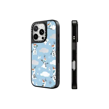 CASETIFY x BINGXUEQIYUAN TPU+PC Material Olaf Phone Cases Compatible With IPhone 16/15/Pro Max/Plus Cartoon