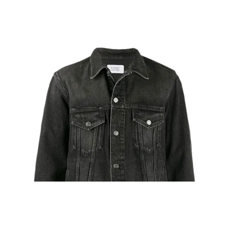 Givenchy Denim Jackets Men Black-4