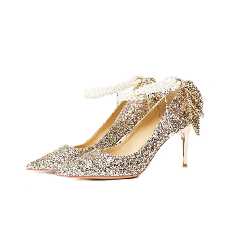 KATHRYN WILSON Elegant Lovers Slim Heel High Heels 8.5cm Women's-6
