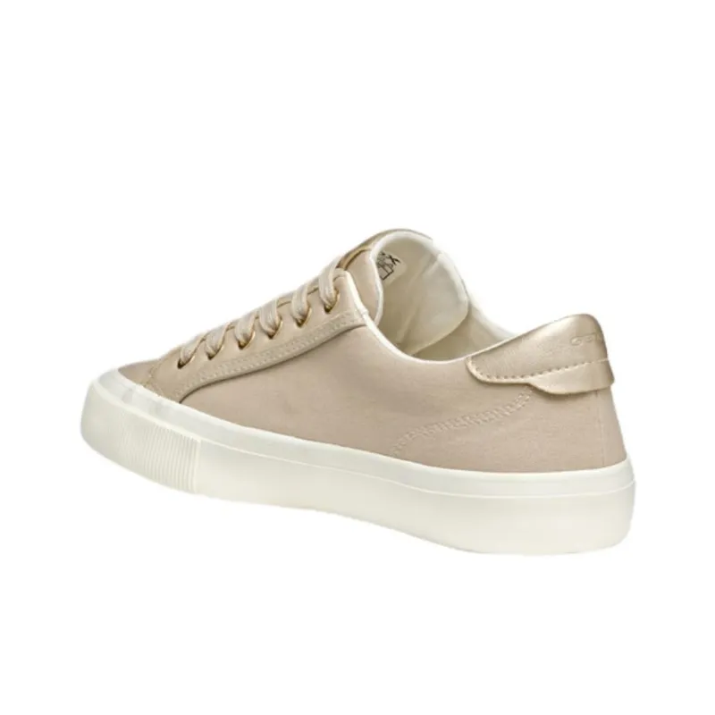 GEOX Emmeleny Low-Top Skateboard Shoes Women's Beige-4