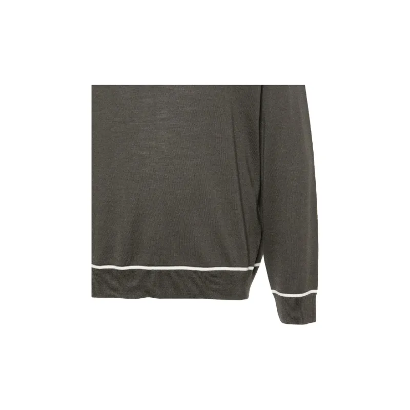 EMPORIO ARMANI Logo jacquard Sweater-5