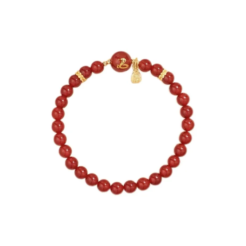 Strange Snow Agate Jade Bracelets Unisex-0