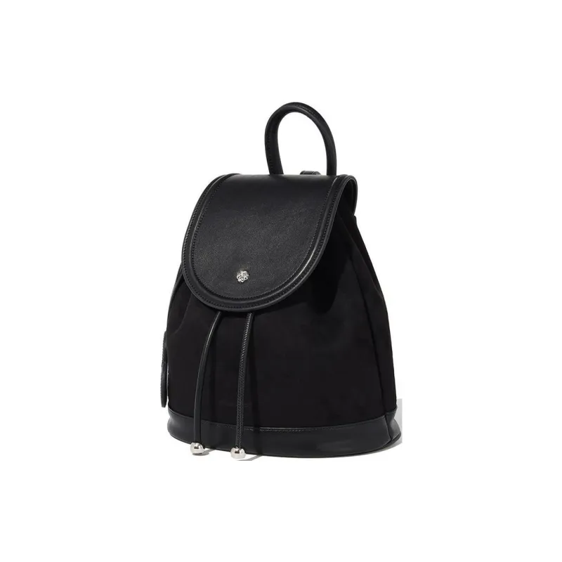 COVERNAT Artificial Leather With Suede Backpack Women's Black-1