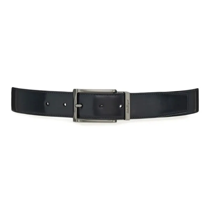 Ferragamo Calf Leather Adjustable Belt-1