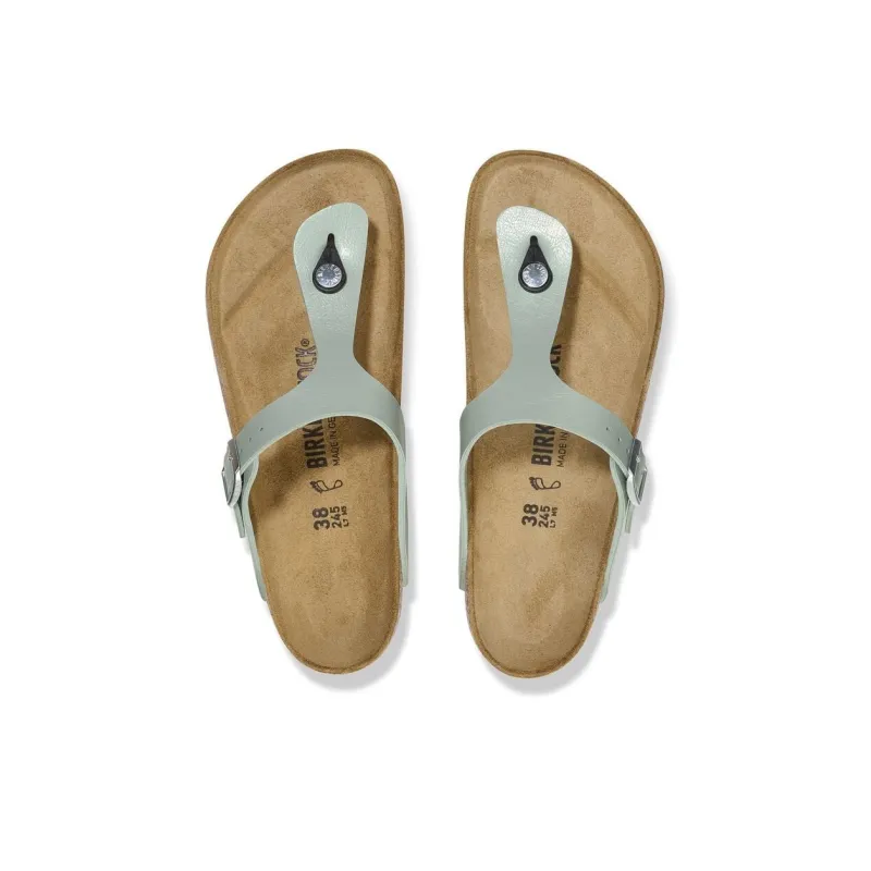 Birkenstock Gizeh EVA Abrasion-Resistant Flip Flops Women's Green Regular-3