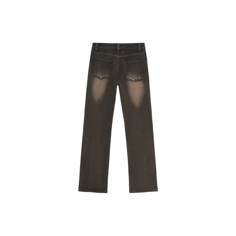 QOTRIOCK Jeans Men Rusty Red-1