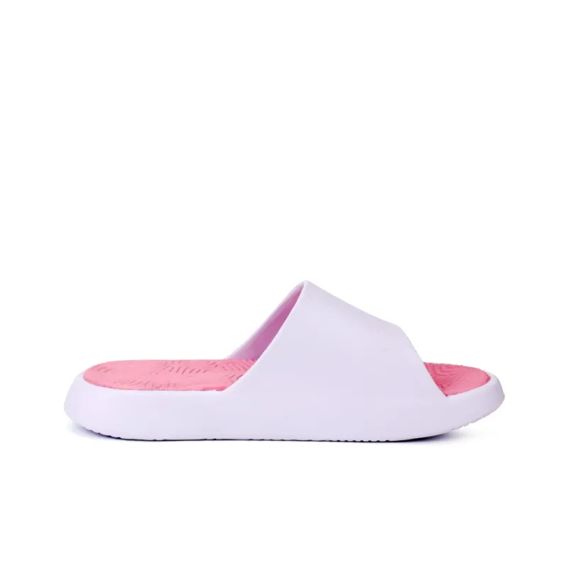 PEAK State Pole Slip Resistant Odor Resistant Slide Slippers Men's White Pink-1