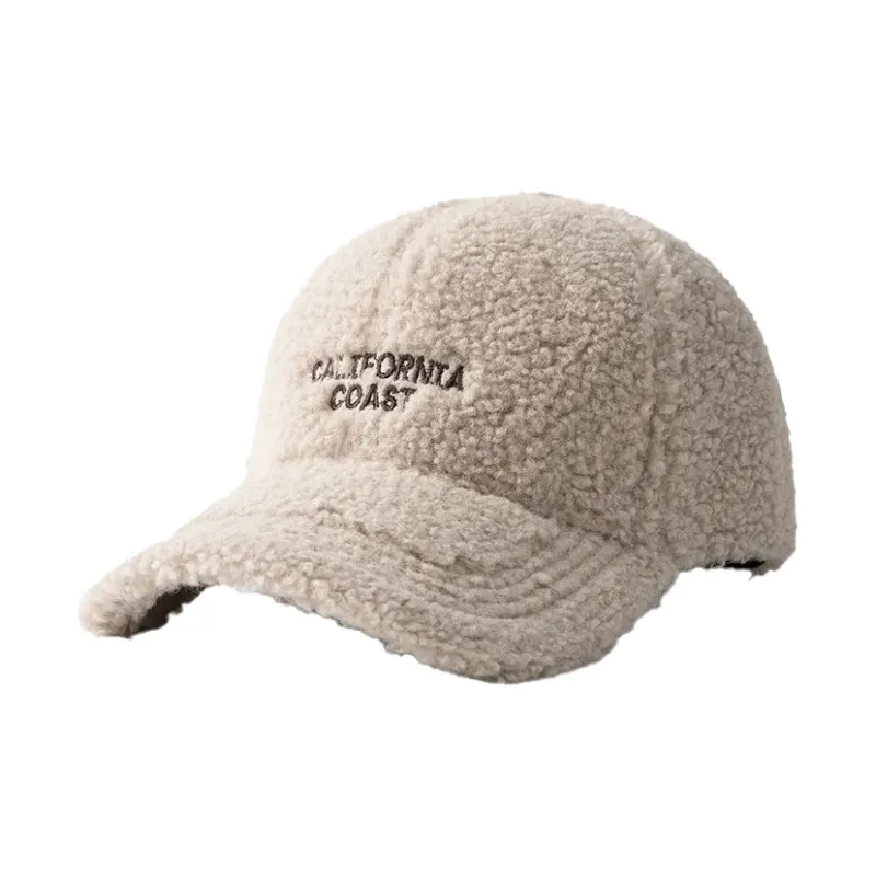 Yi Bu Kang Plush Baseball Caps Unisex-0