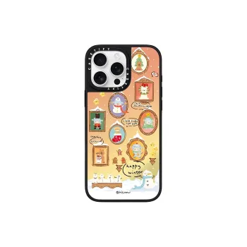 CASETIFY TPU+PC Material Christmas Museum Phone Cases Compatible With IPhone 16/15/Plus/Pro/Pro Max Cartoon