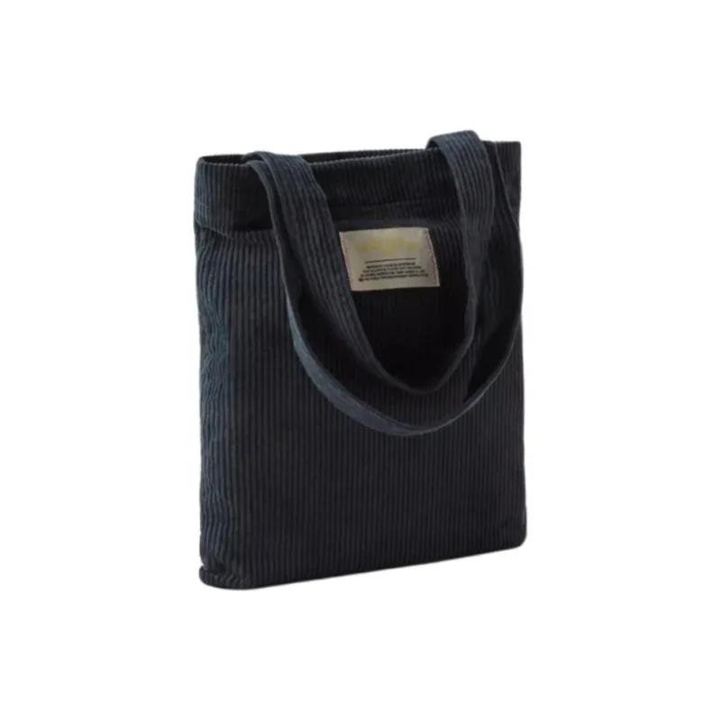 ZARA Cotton Tote Bag Shopping Bag Handbag Small Size Women's Light Beige Yellow/Gray-2
