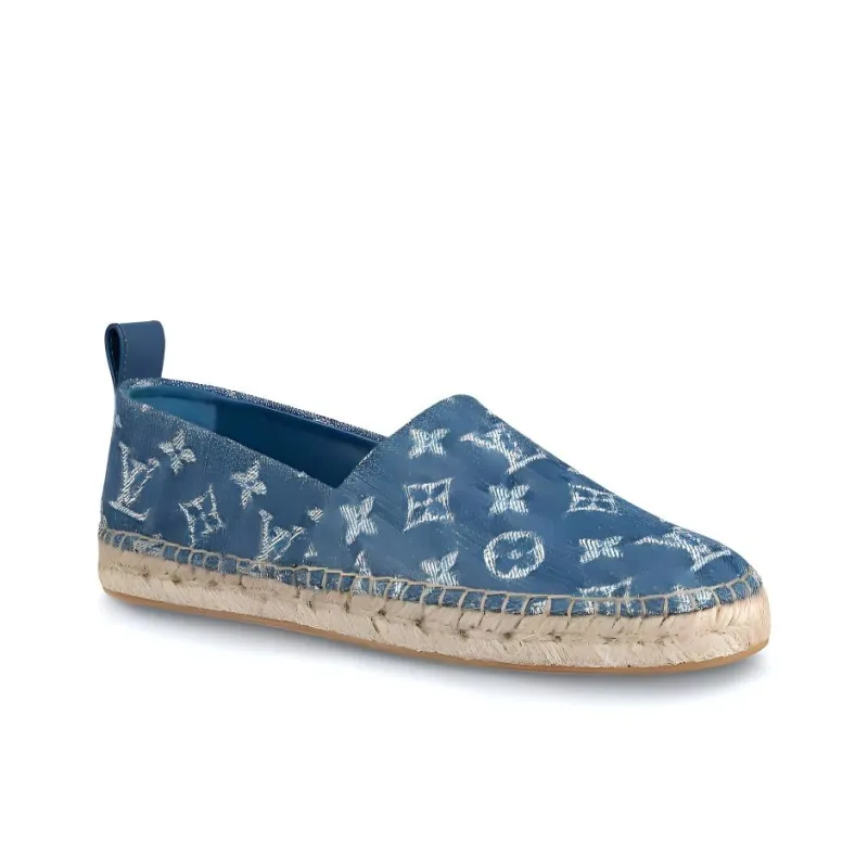 LOUIS VUITTON Starboard Shoes 'Denim Monogram' Women's-1