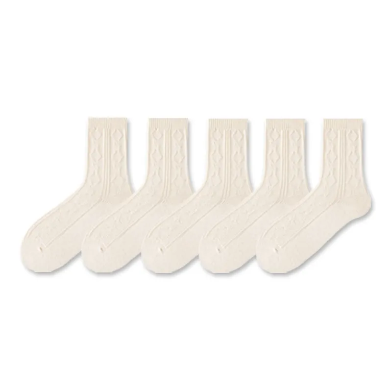 YOOKA Mid Calf Socks Unisex 5 Pack-4