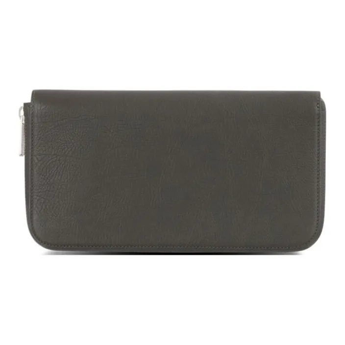 STEFANO RICCI Calfskin Wallet Men's Gray-2