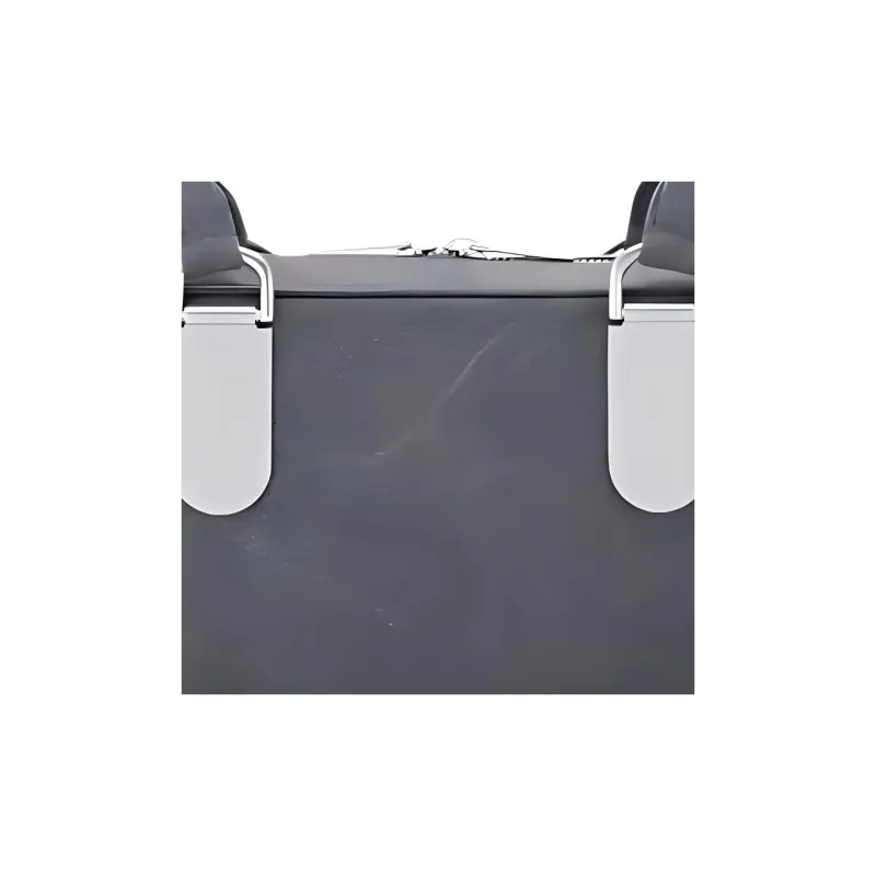 TAD FAB Fabric Long Handle Boston Shoulder Bag Medium Size Women's Dark Grey Denim-3