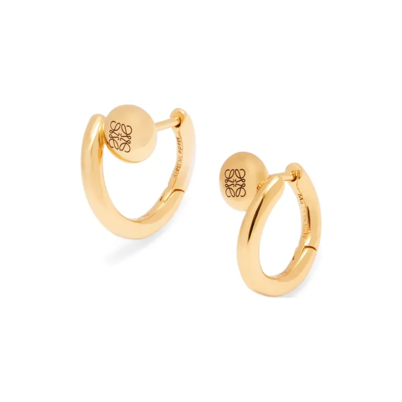 LOEWE Sterling Silver 925 Sterling Silver Earrings Unisex Gold-0