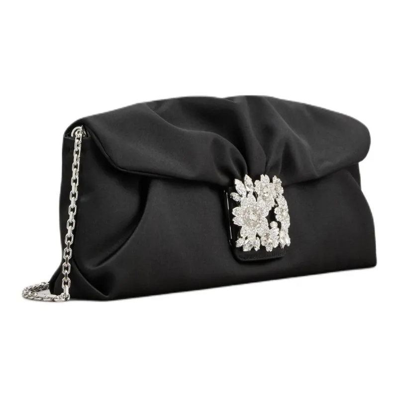 Roger Vivier Effrolessons Embellished Foldover Top Clutch Bag-1