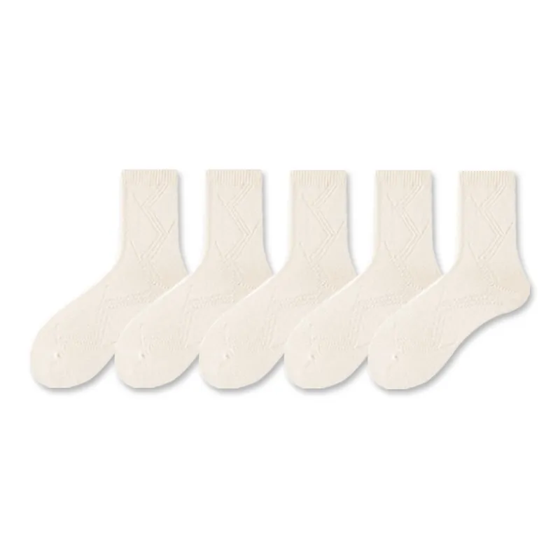 YOOKA Mid Calf Socks Unisex 5 Pack-7