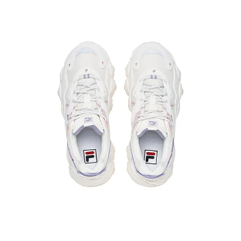 FILA Heritage-FHT Wear-Resistant High-Top Casual Shoes Women's White-2