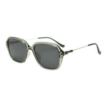 Yamaichi Maru TR/Memory Plastic Square Sunglasses Unisex
