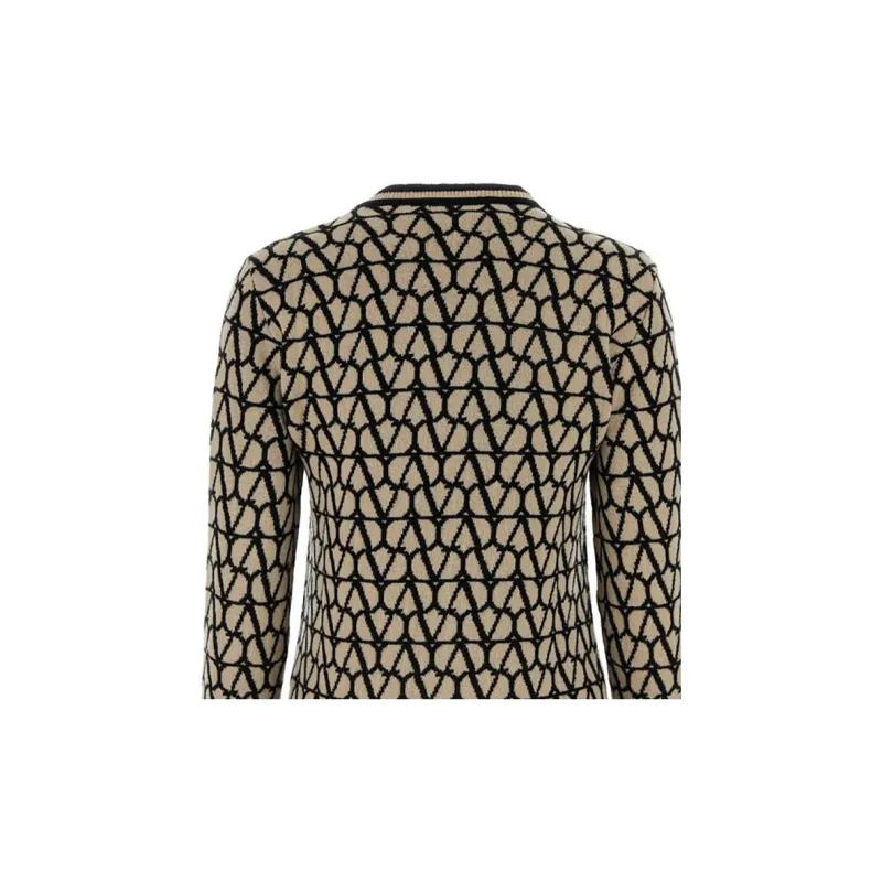 Valentino Monogram Crewneck Sweater-5