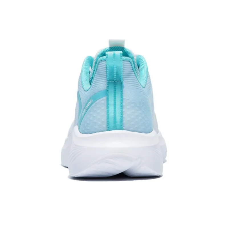 QIAODAN Light LITE Cushioned Wear Resistant Breathable Running Shoes Men's White Blue-3